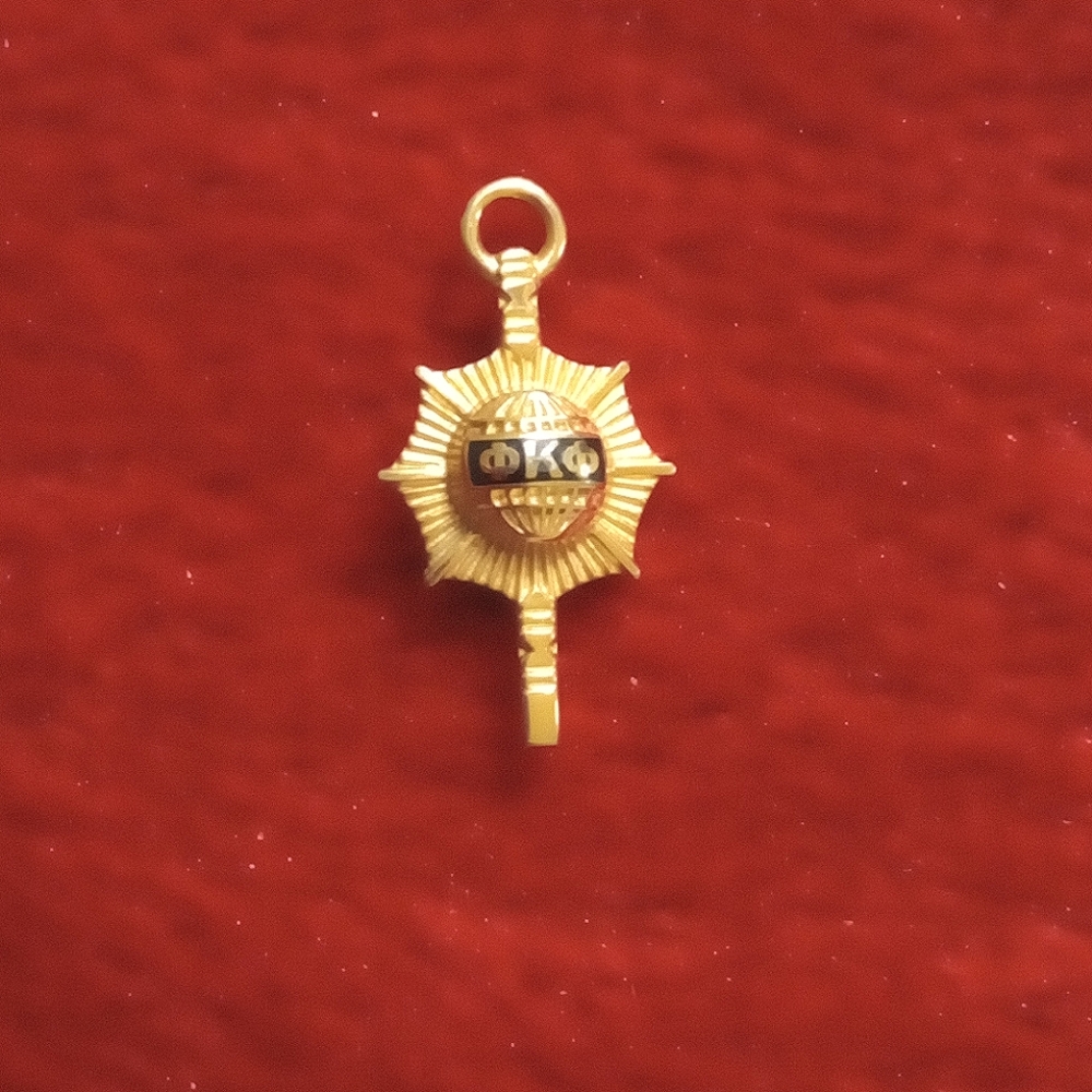 Vintage Phi Kappa Phi Honor Society Fob Key Pin